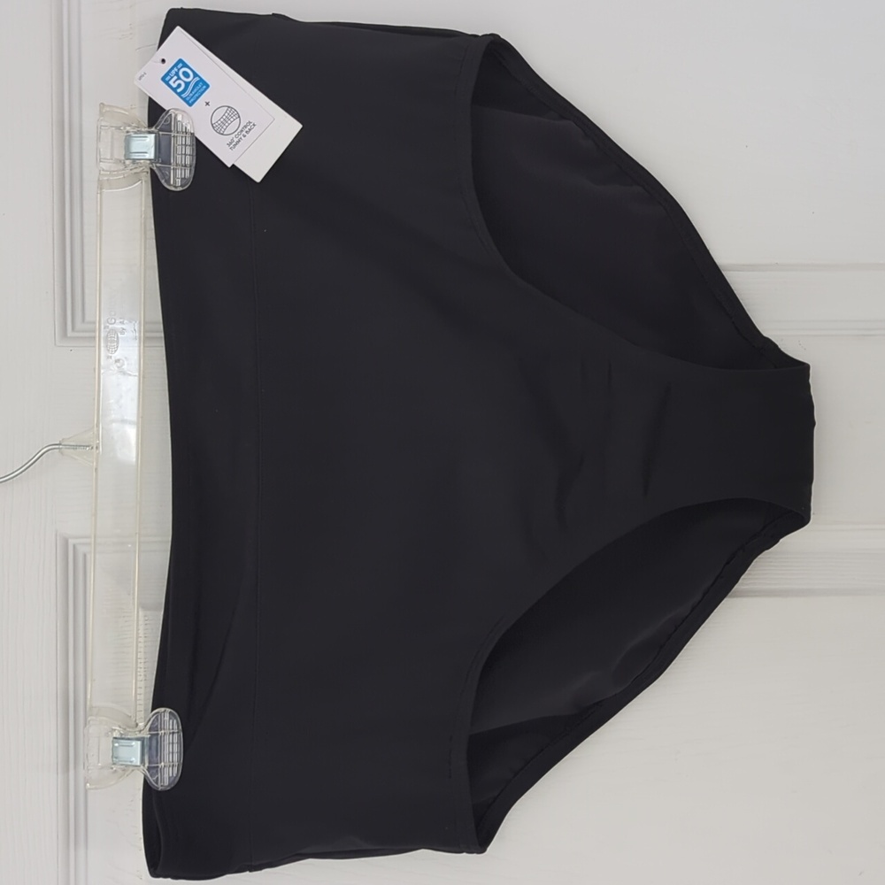 Lands End Black Swimsuit Bottom NWT